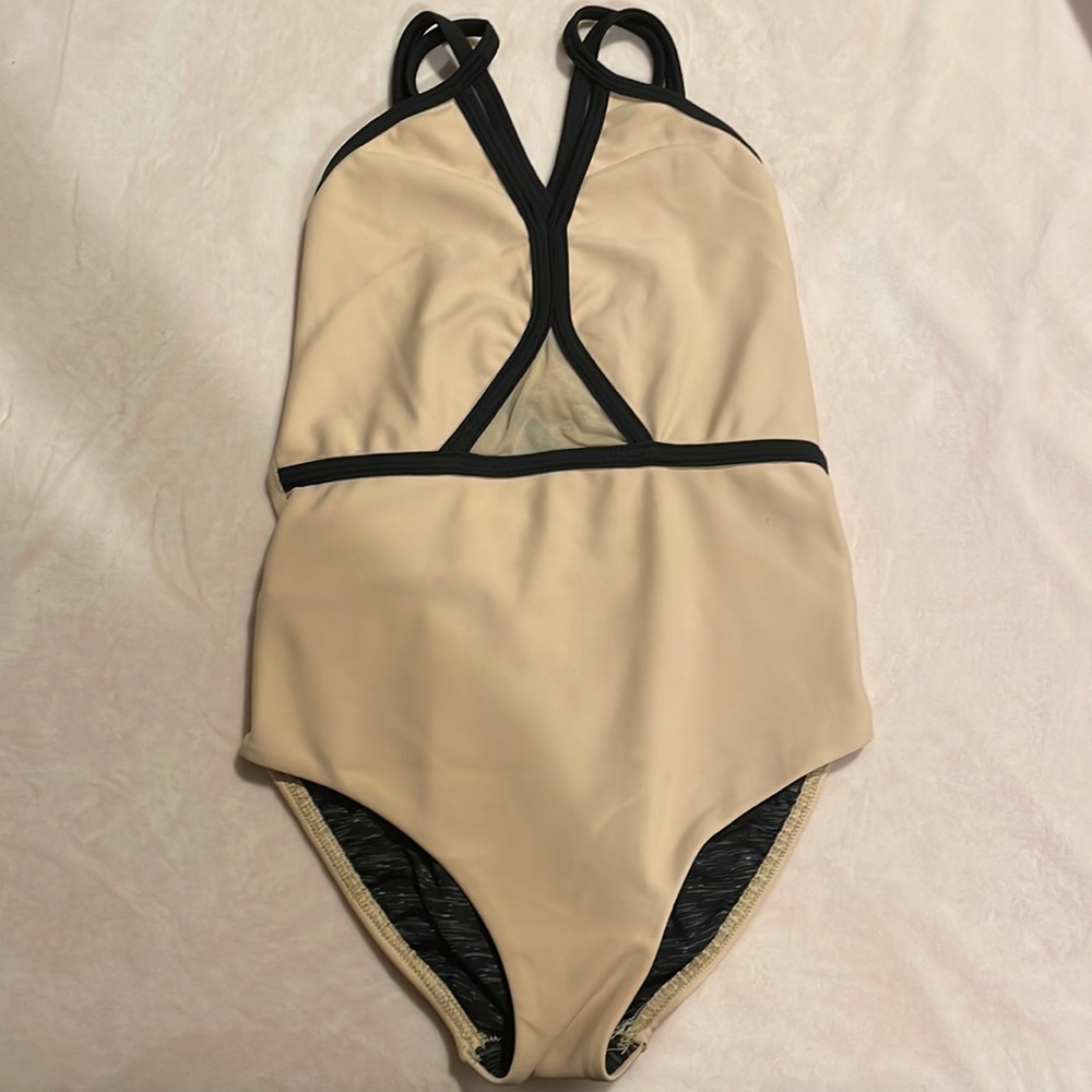 Five Dancewear cream leotard